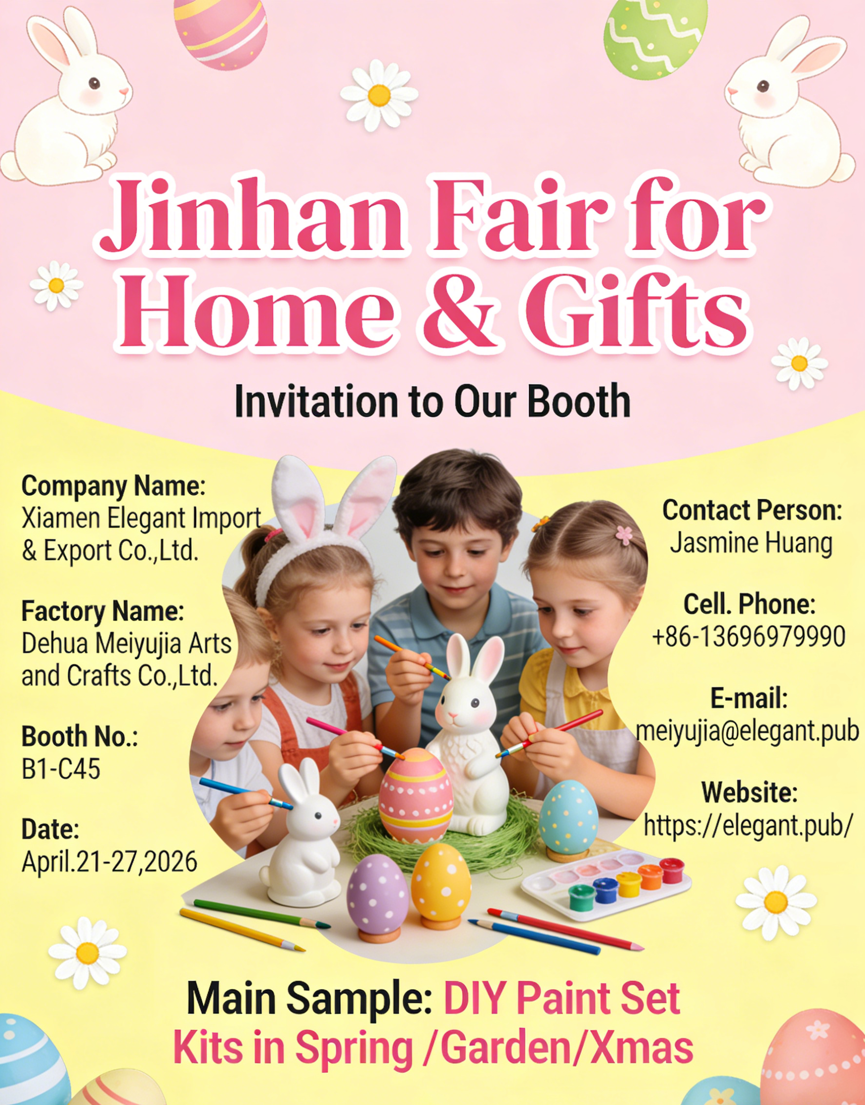 Invitation to Our Booth - Elegant